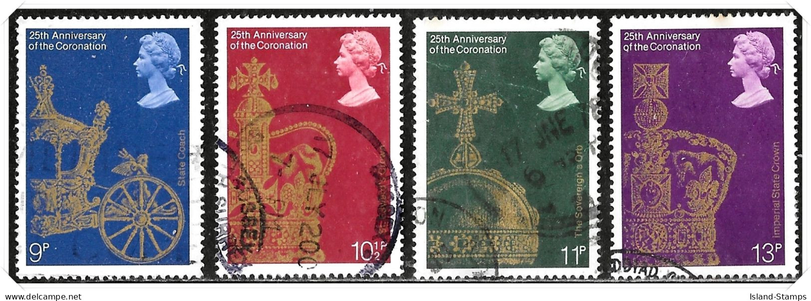 1978 Coronation Anniversary Fine Used Hrd3aa - Used Stamps