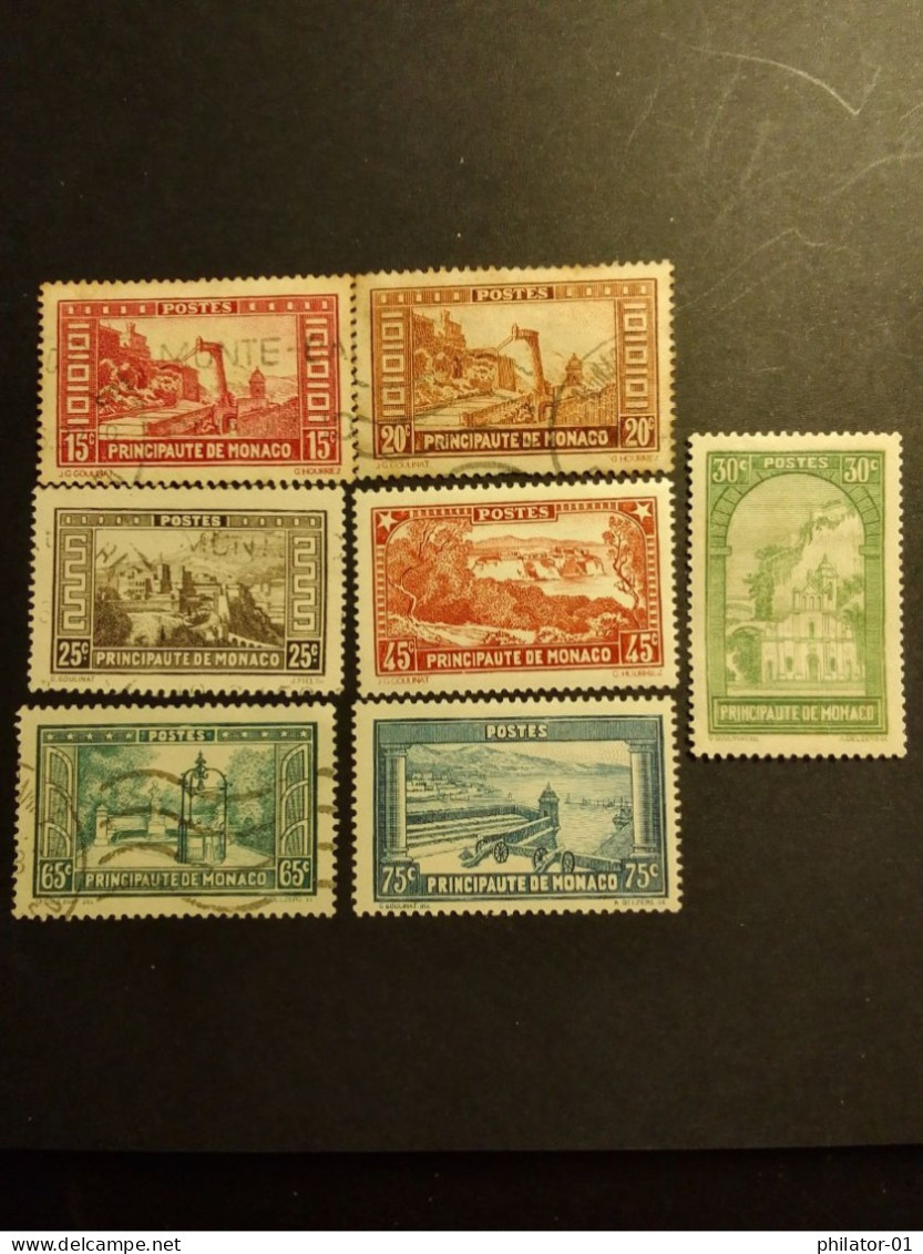 YT  119 à 125 - Used Stamps