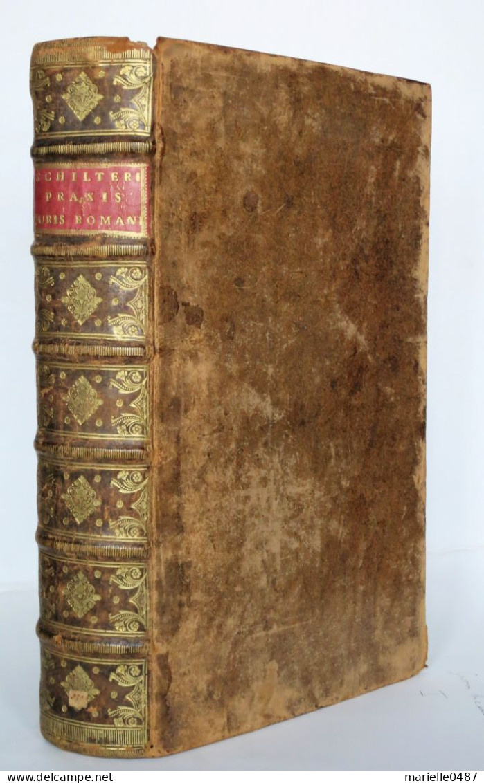 DROIT Schilter - Praxis Juris Romani. Frankfort, 1733 - Livres Anciens