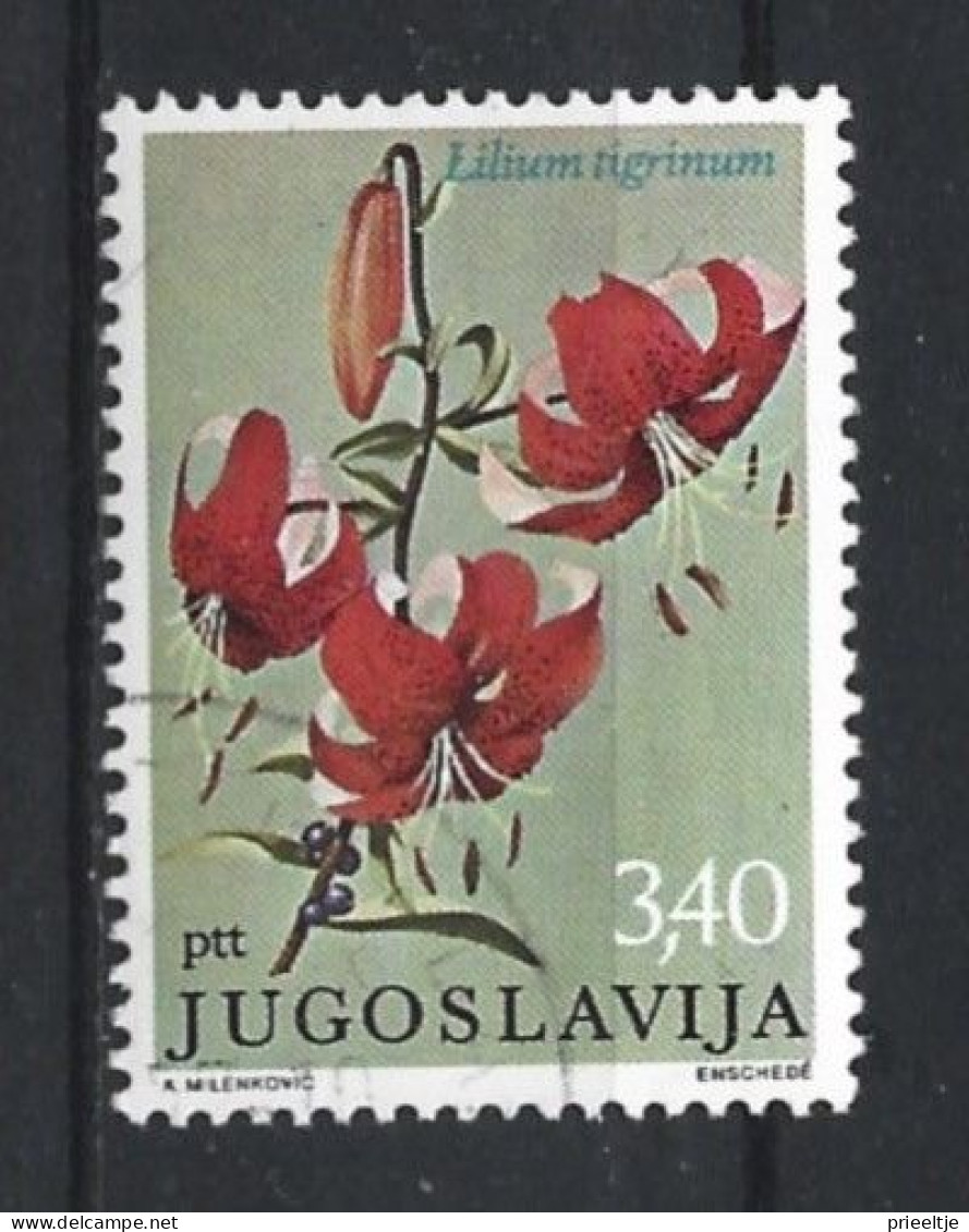 Yugoslavia 1979 Fleurs Y.T. 1670 (0) - Used Stamps