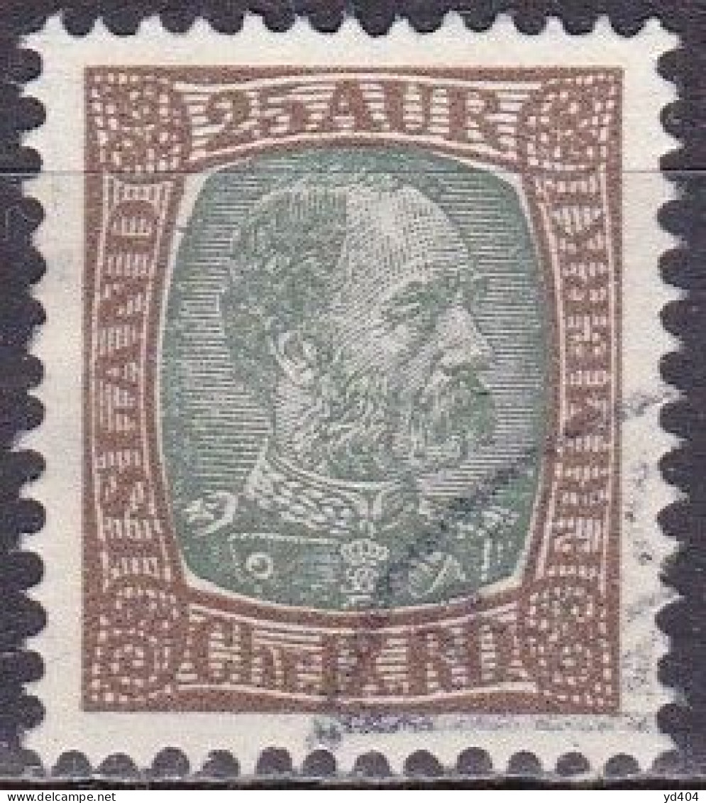 IS006F – ISLANDE – ICELAND – 1902 – KING CHRISTIAN IX - SG # 50 USED 7,50 € - Gebraucht