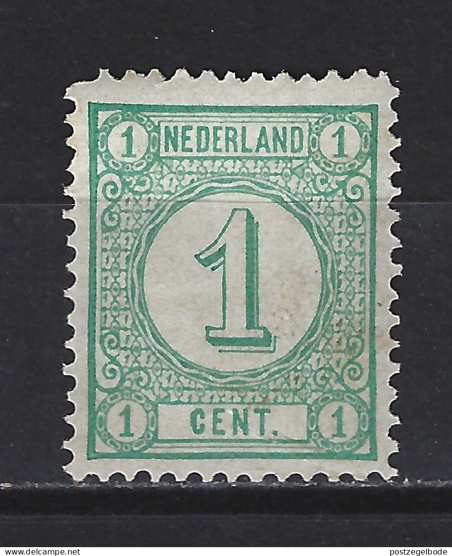 NVPH Nederland Netherlands Pays Bas Niederlande Holanda 31 A MLH/ongebruikt ; Cijfer Cipher Cifra Cifre 1876 - Unused Stamps