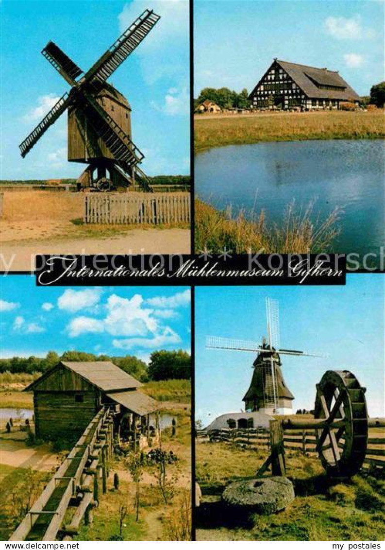 72910961 Gifhorn Internationales Muehlenmuseum Windmuehle Wasserrad Bauernhof Gi - Gifhorn