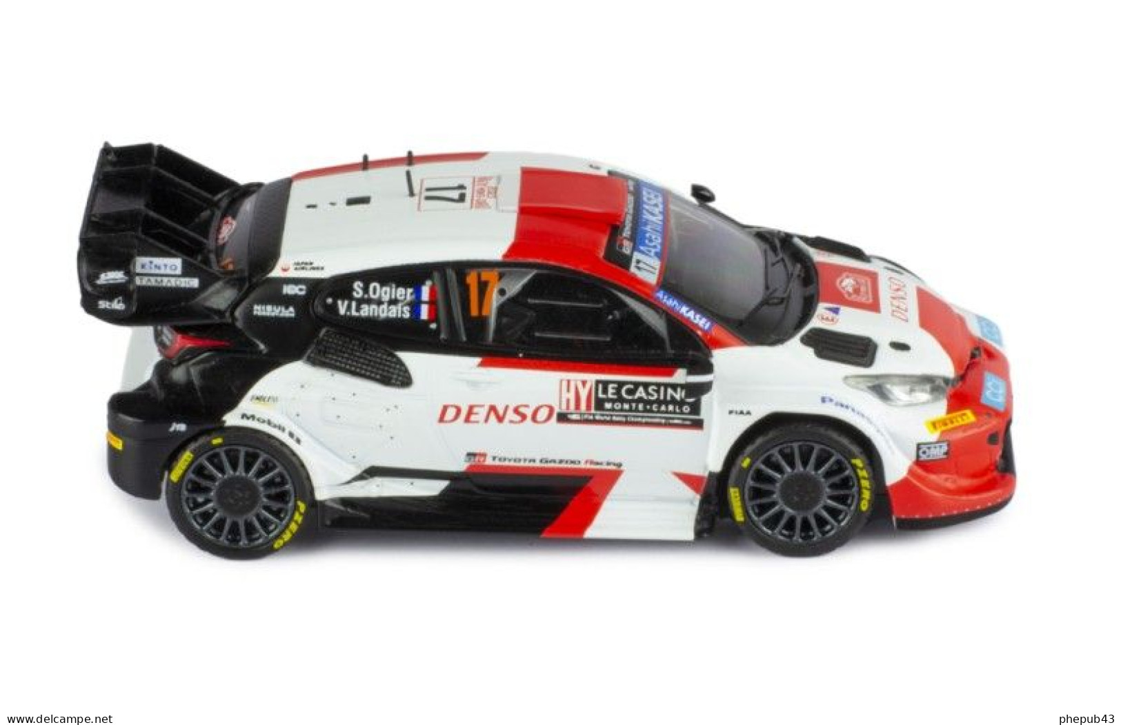 Toyota GR Yaris Rally1 Hybrid - Rallye Monte-Carlo 2023 #17 - Sébastien Ogier/V. Landais - Ixo - Ixo