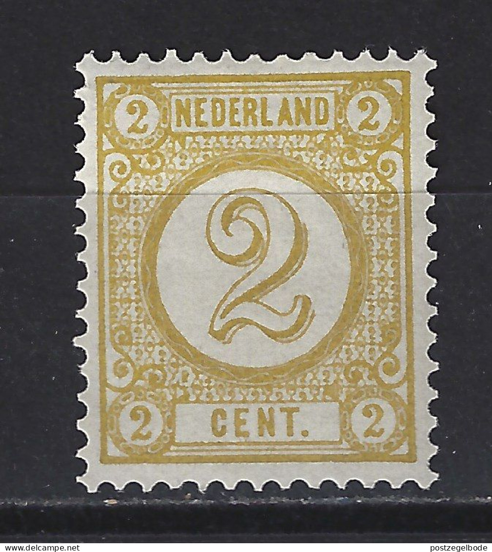 NVPH Nederland Netherlands Pays Bas Niederlande Holanda 32 A MNH/Postfris ; Cijfer Cipher Cifra Cifre 1876 - Ongebruikt