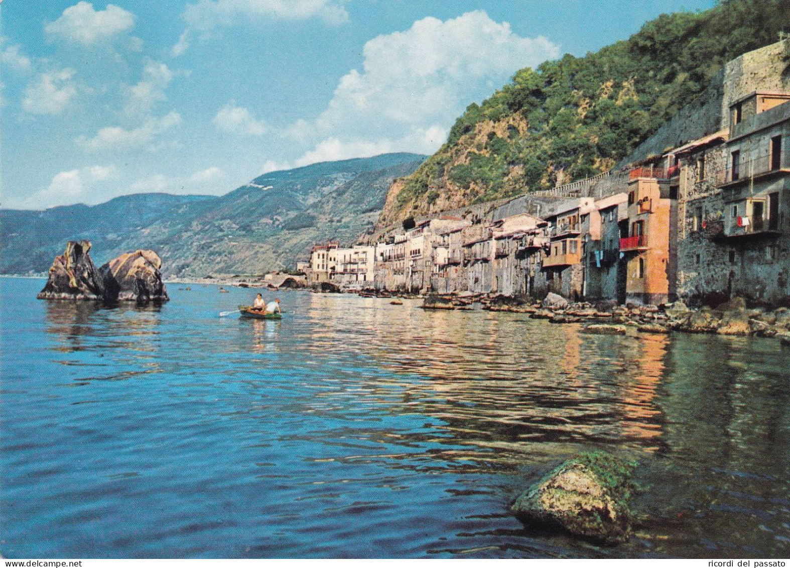 Cartolina  La Costa Viola ( Reggio Calabria ) Scilla - Lamezia Terme