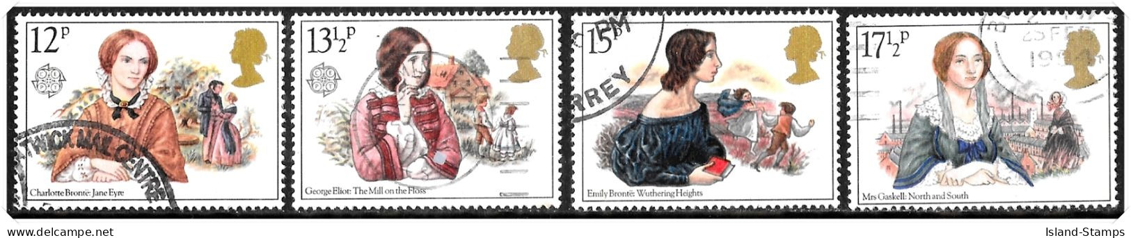 1980 Authoresses (2) Fine Used Hrd3aa - Used Stamps