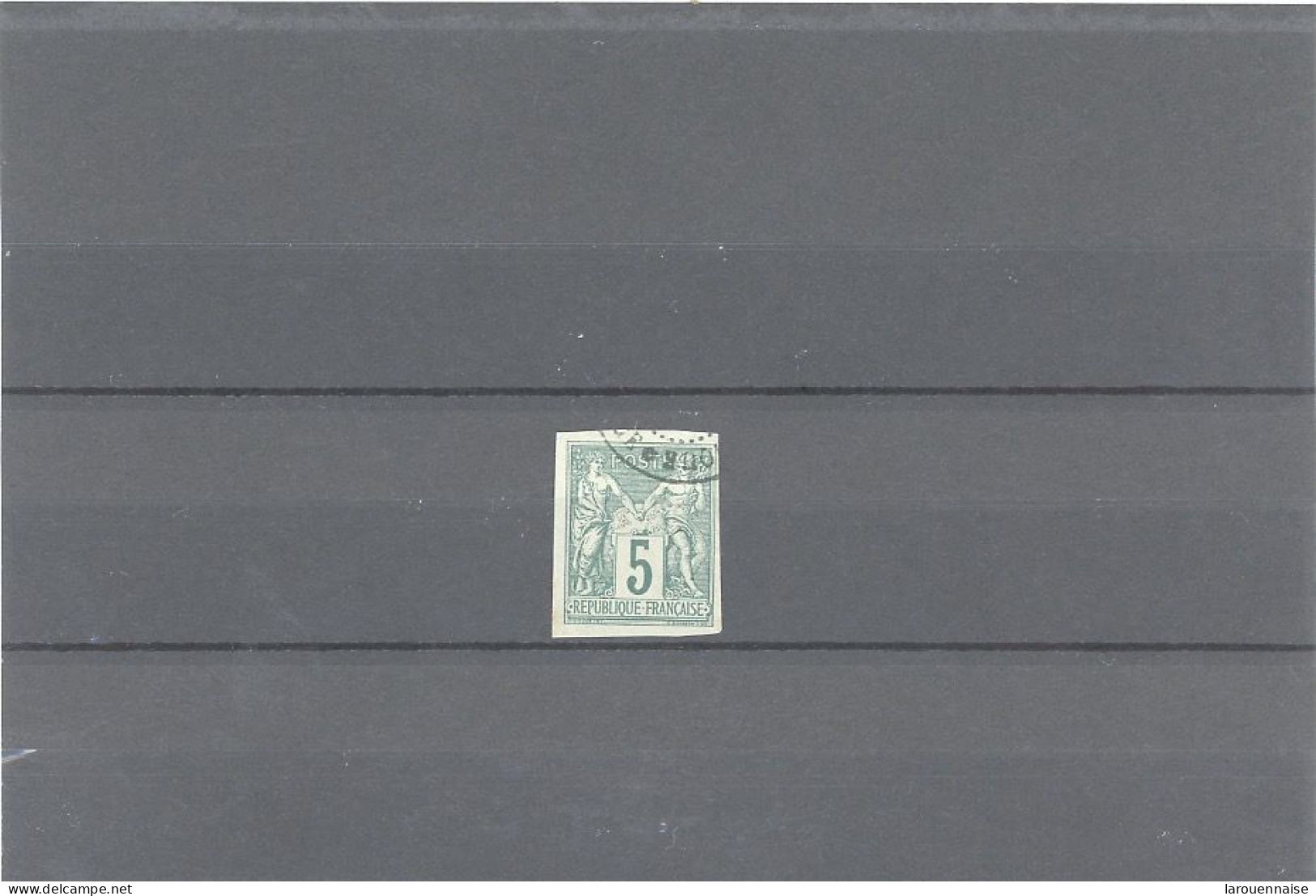 MARTINIQUE-COLONIES GÉNÉRALES-N°31 TYPE SAGE 5 C VERT -  TTB -Obl .CàD PARTIEL (MARTI)NI) QUE /*(FORT DE FRAN)CE * - Used Stamps