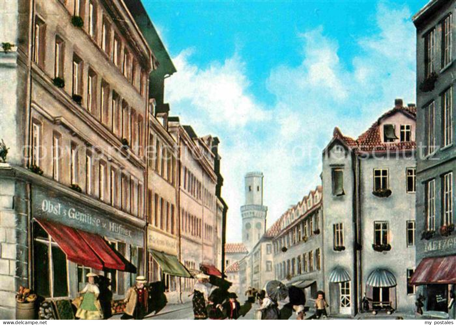 72907941 Fuerth Bayern Schwabacher Strasse Mit Rathaus Fuerth - Fuerth