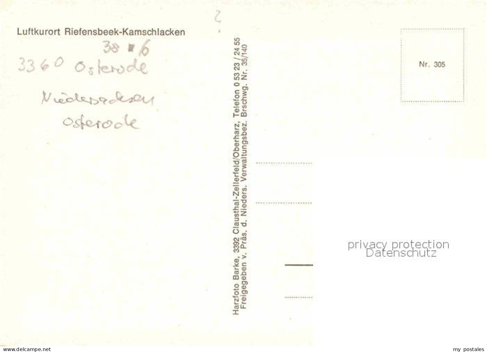 72907322 Riefensbeek-Kamschlacken Fliegeraufnahme Osterode Am Harz - Osterode