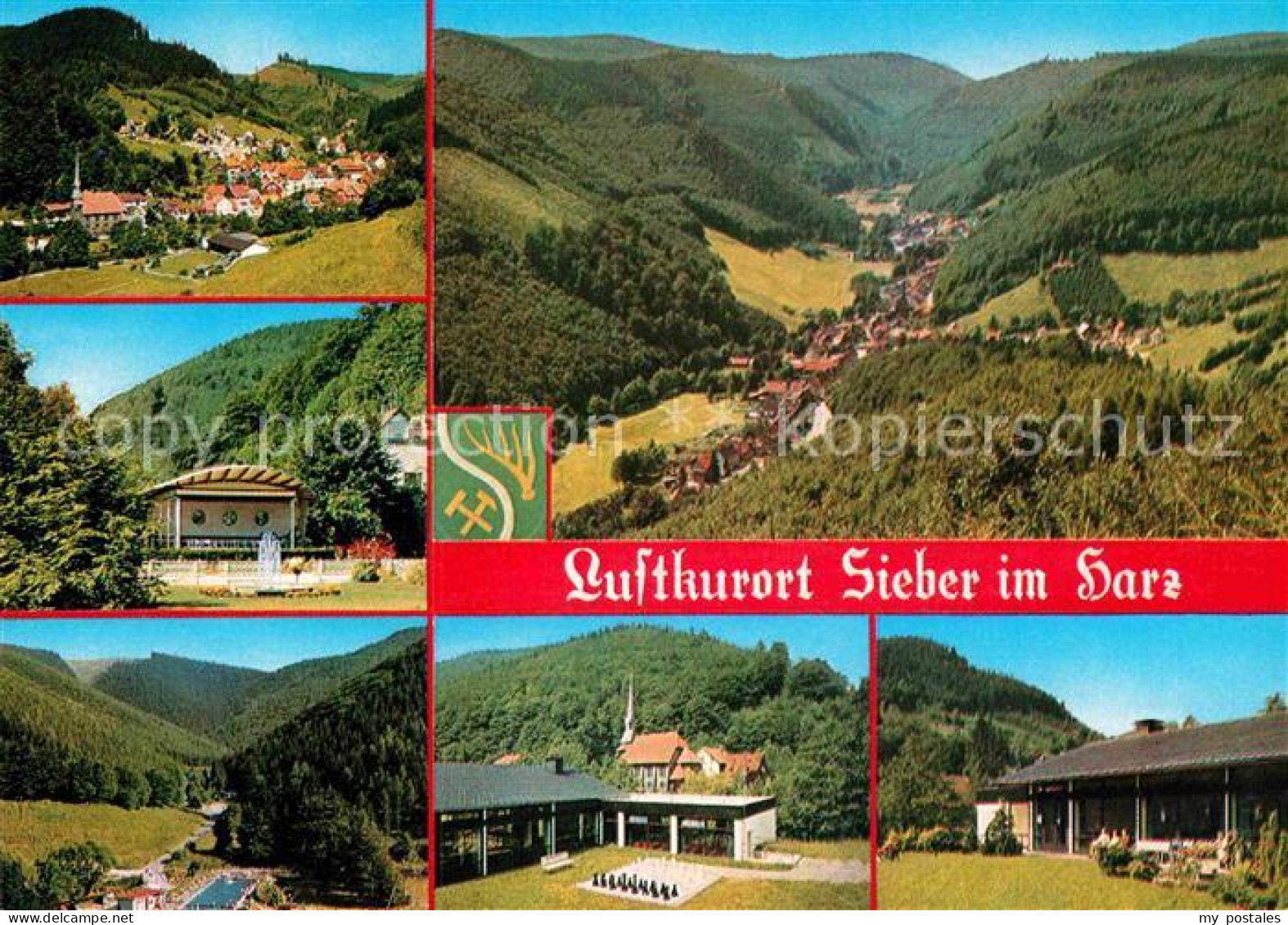 72907235 Sieber Panorama Pavillon Freibad Kurhaus  Sieber - Herzberg