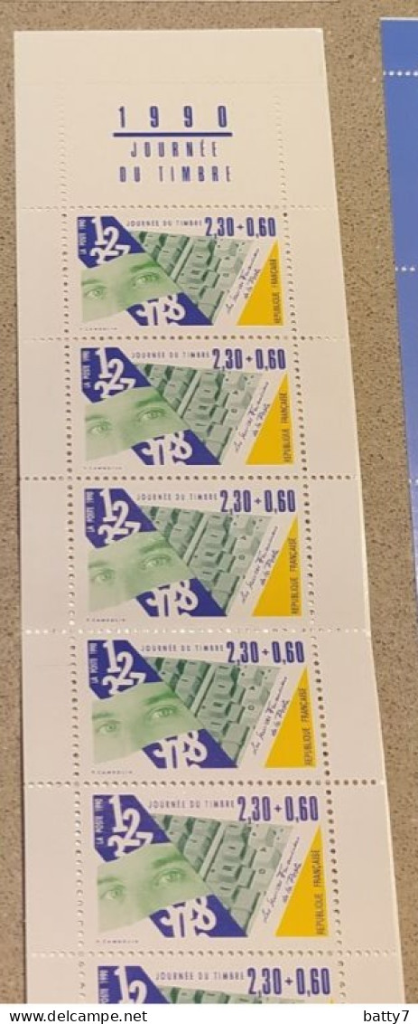 FRANCIA LIBRETTO CARNET 1990  GIORNATA DEL FRANCOBOLLO - INTEGRO - Dag Van De Postzegel