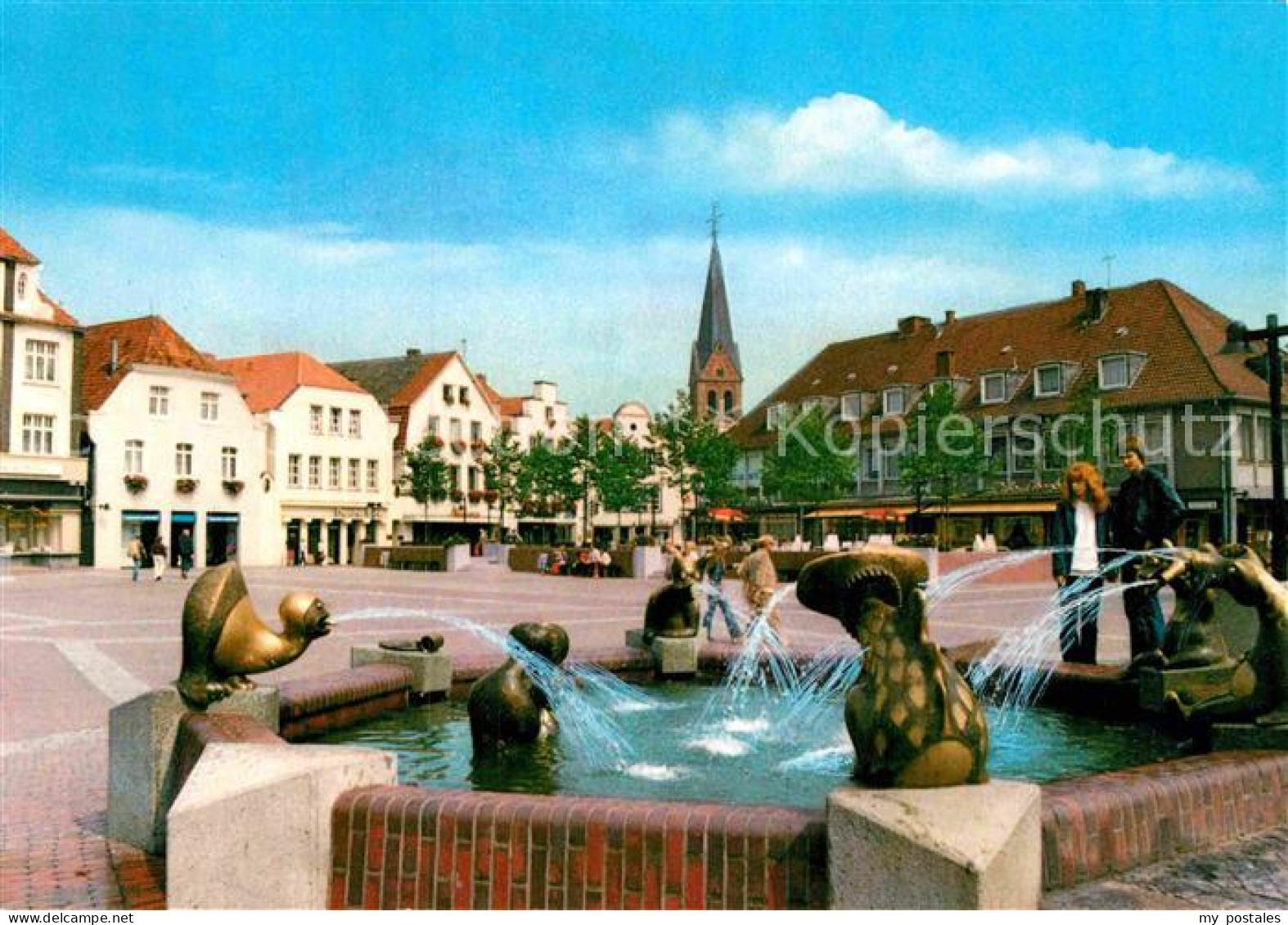 72906933 Lingen Ems Markt Brunnen Lingen Ems - Lingen