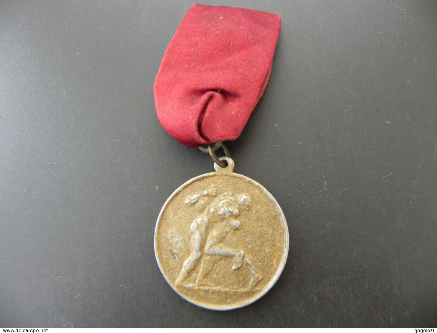 Medaille Medal - Deutschland Germany - Obererzgebirge Erinnerung An Das Erste Verbandsfest Des Athleten Verbandes - Andere & Zonder Classificatie