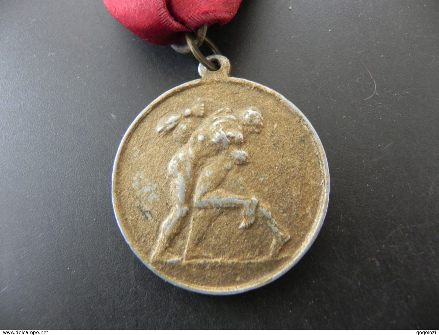 Medaille Medal - Deutschland Germany - Obererzgebirge Erinnerung An Das Erste Verbandsfest Des Athleten Verbandes - Altri & Non Classificati