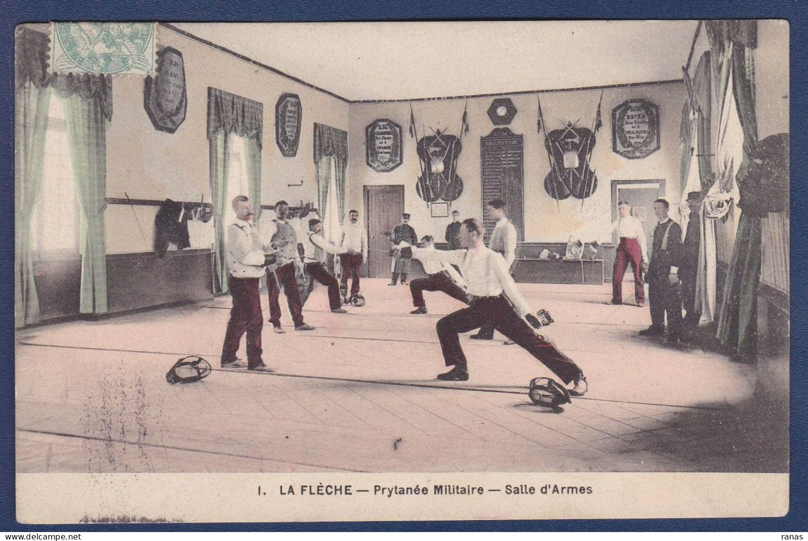 CPA Escrime Sport Fence Circulé La Flèche - Fencing