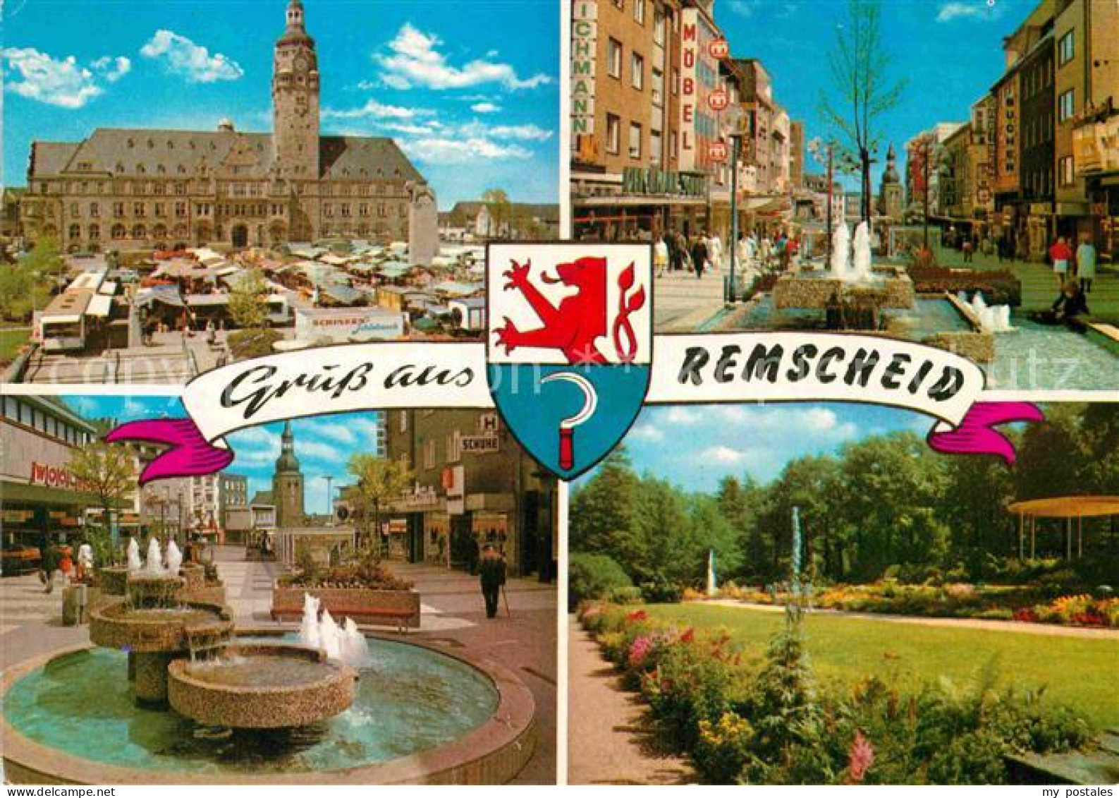 72905869 Remscheid Rathaus Marktplatz ParkBrunnen  Remscheid - Remscheid