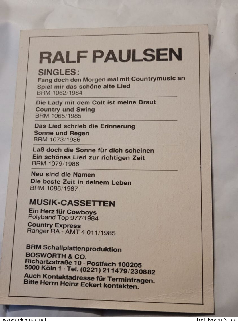 Ralf Paulsen - Cantanti E Musicisti