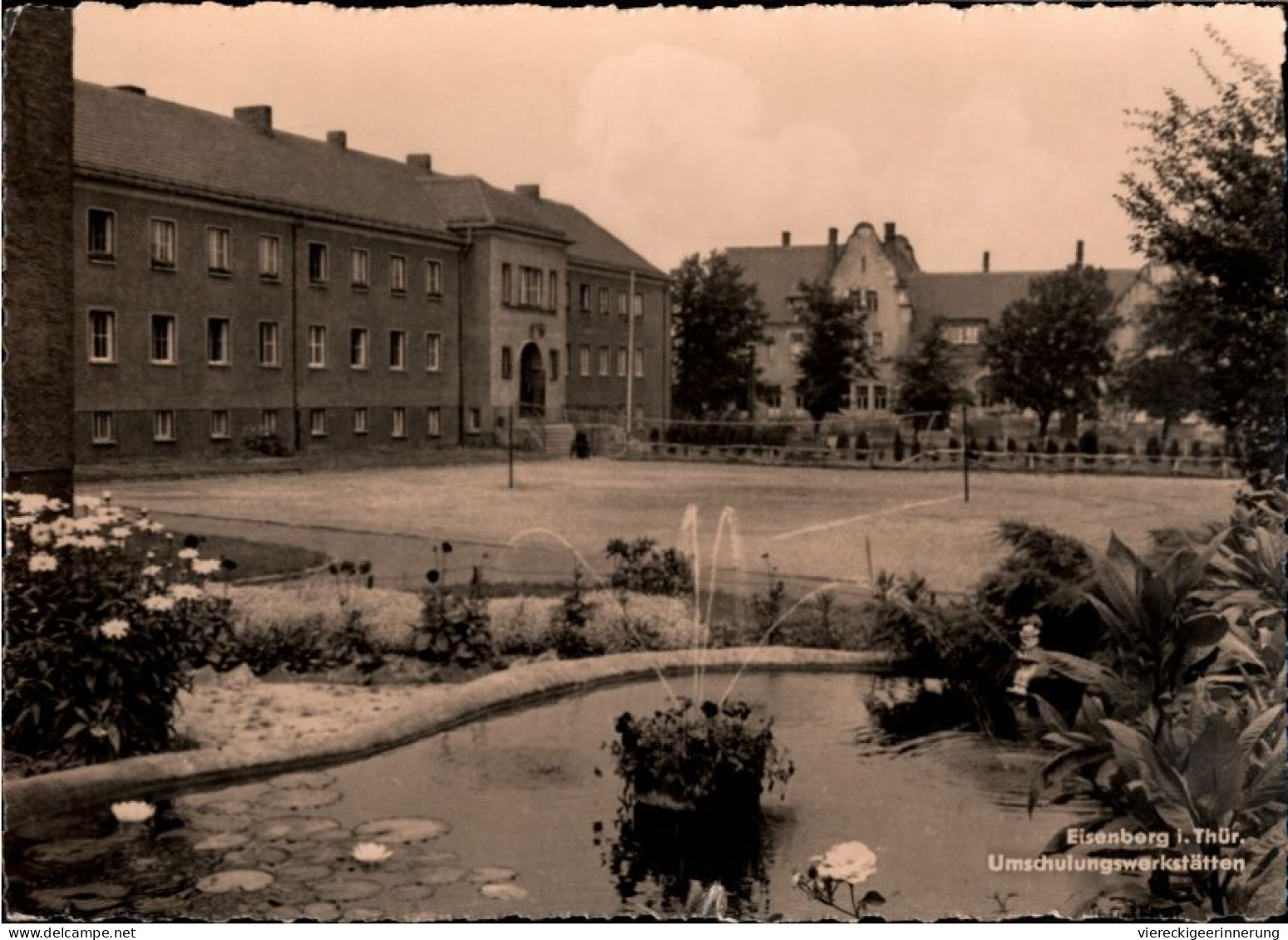 ! 1963 DDR Ansichtskarte Eisenberg In Thüringen, Umschulungswerkstätten - Eisenberg