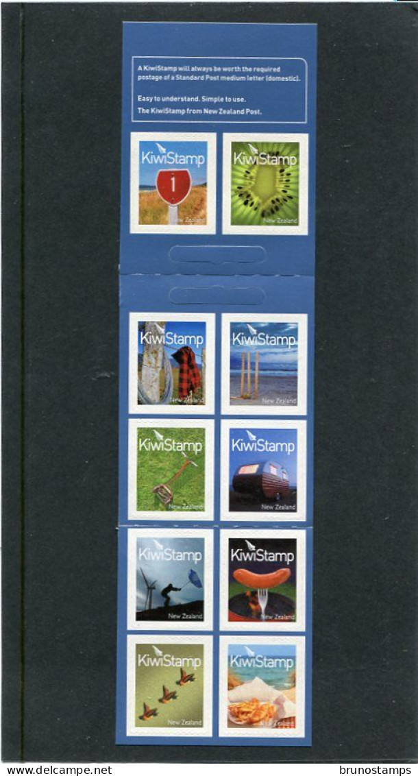 NEW ZEALAND - 2009  KIWISTAMP  SELF ADHESIVE  PERF  11x11 1/4  SET  MINT NH - Ungebraucht