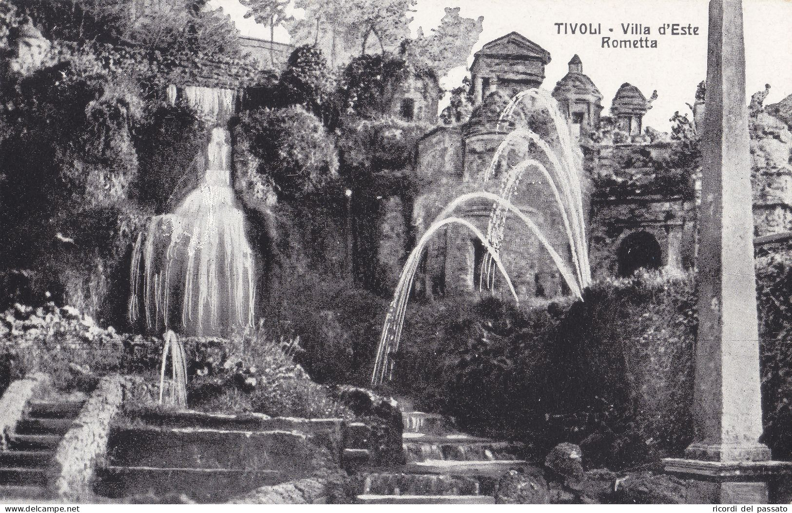 Cartolina Tivoli ( Roma ) - Villa D'este - Rometta - Tivoli