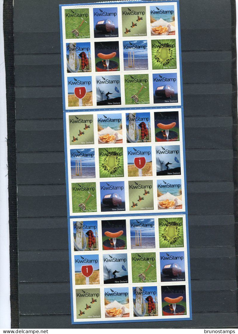 NEW ZEALAND - 2009  KIWISTAMP  SILVER  SELF ADHESIVE  BOOKLET OF 50   MINT NH - Unused Stamps