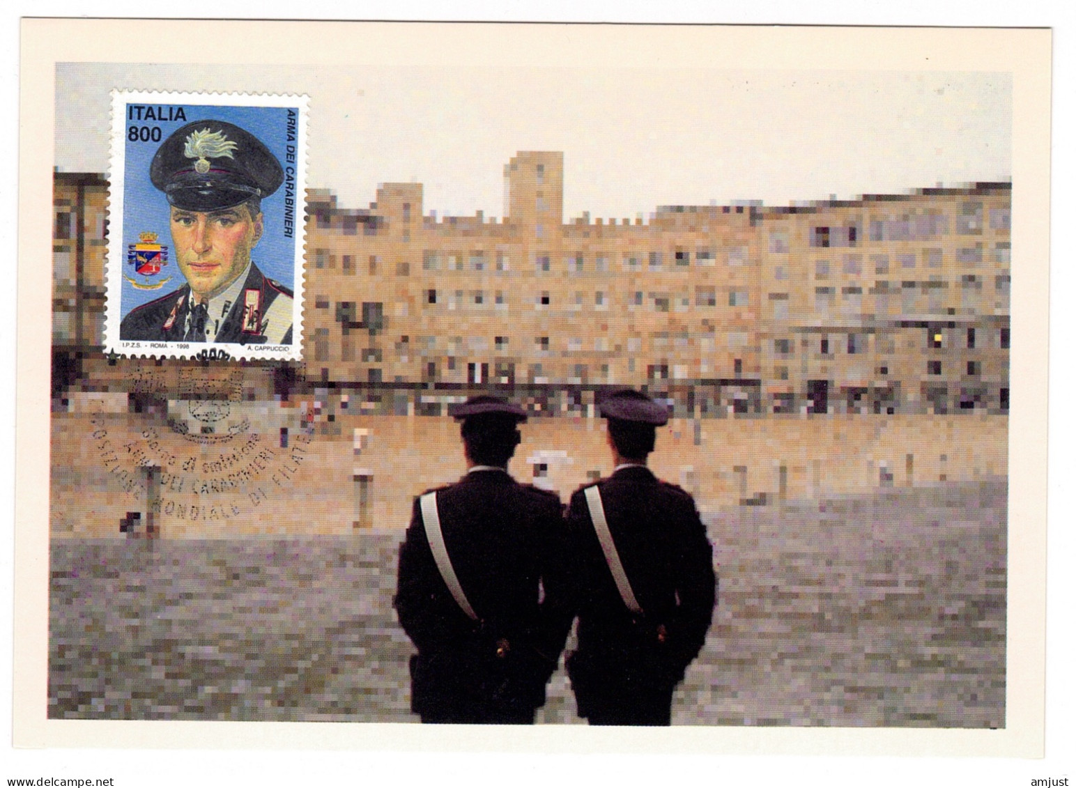 Police // Carte Maximum De La Police Italienne - Polizia – Gendarmeria