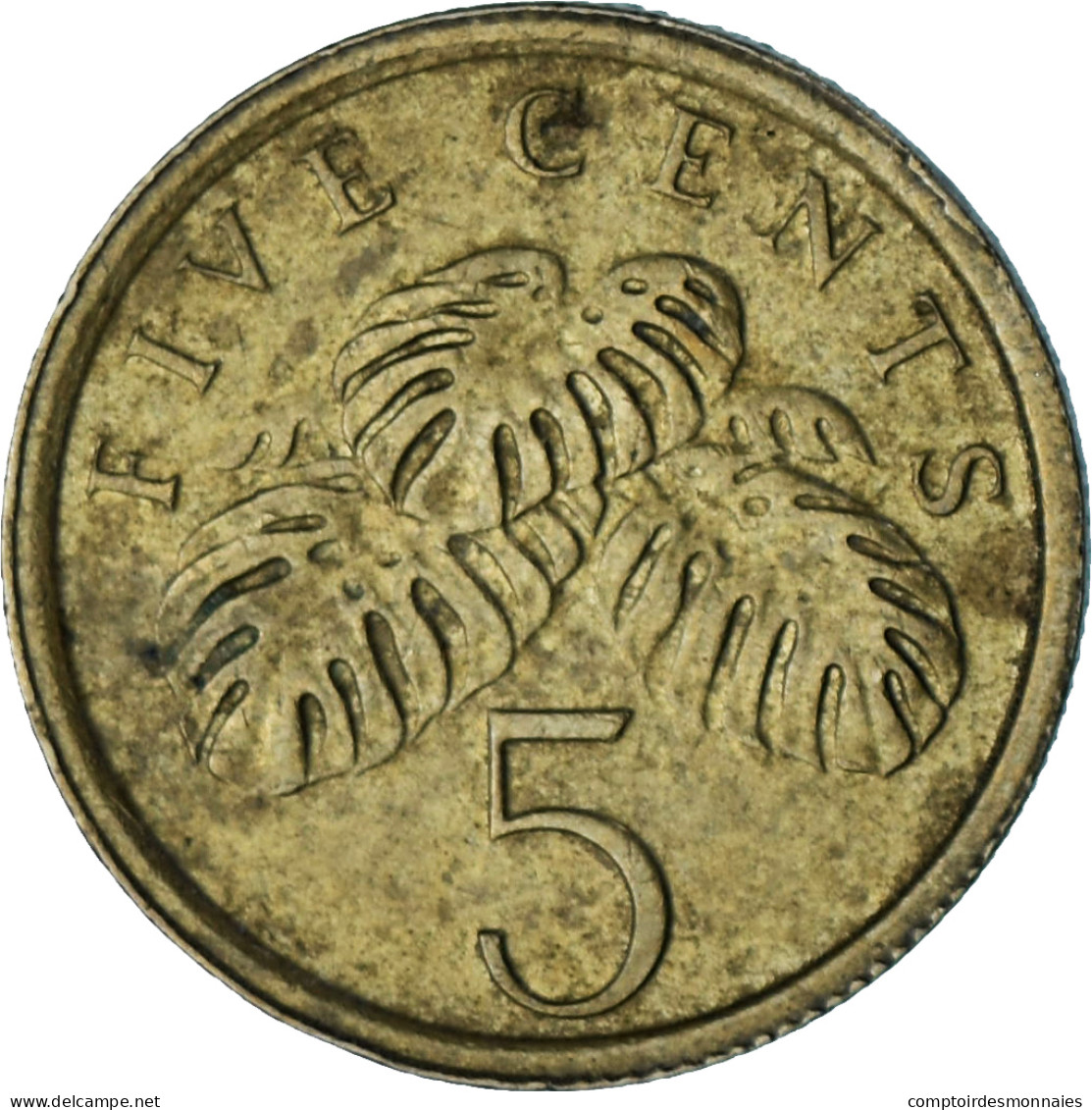 Singapour, 5 Cents, 1986 - Singapour