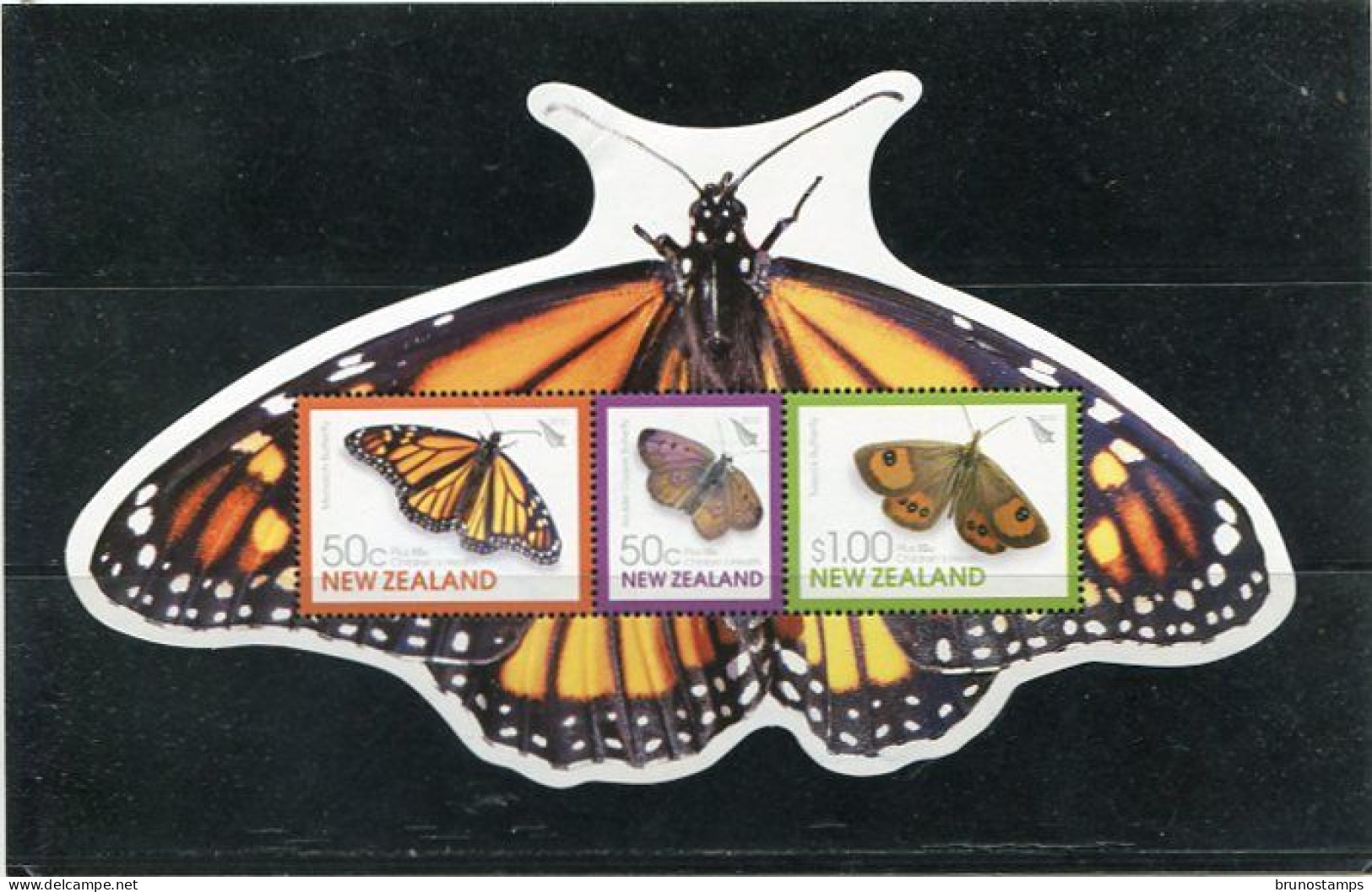 NEW ZEALAND - 2010  BUTTERFLIES  MS  MINT NH - Nuovi