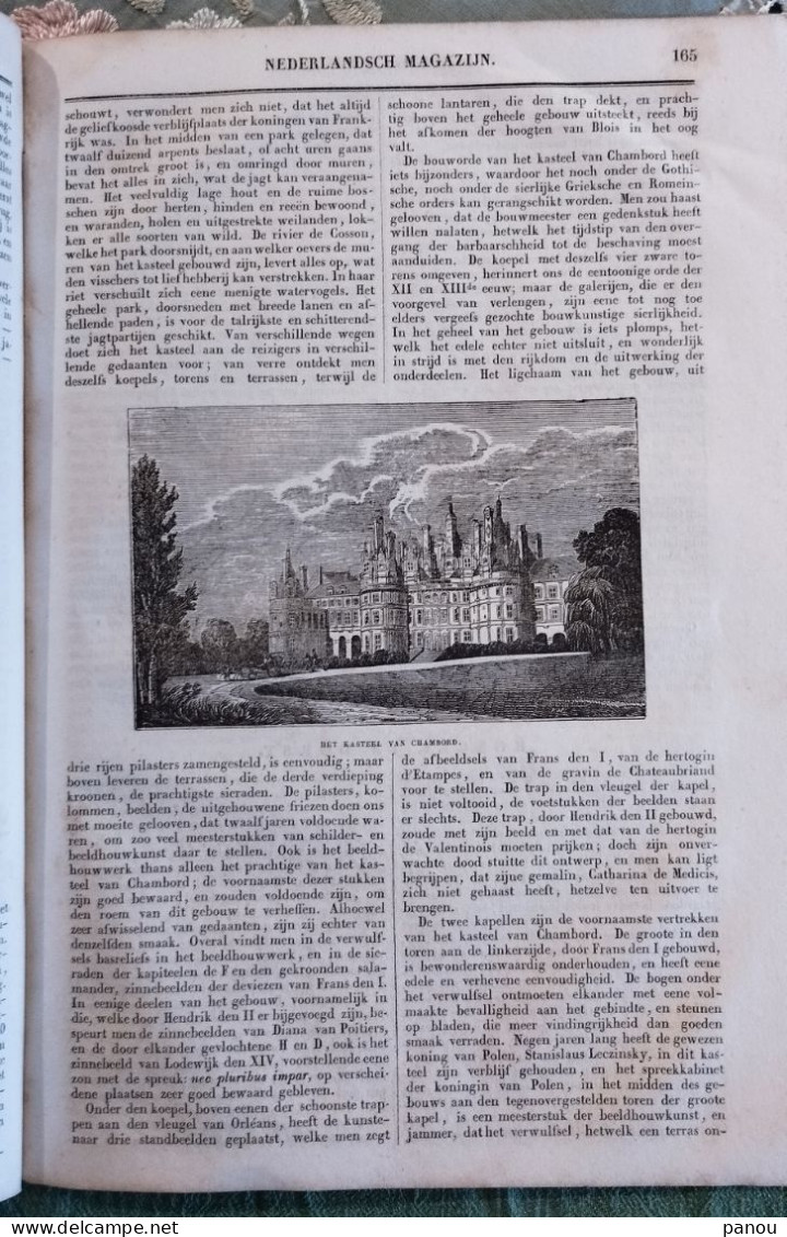 NEDERLANDSCH MAGAZIJN 1842. Worms Cathedral, Wormser Dom. Château De Chambord Loir-et-Cher - Autres & Non Classés