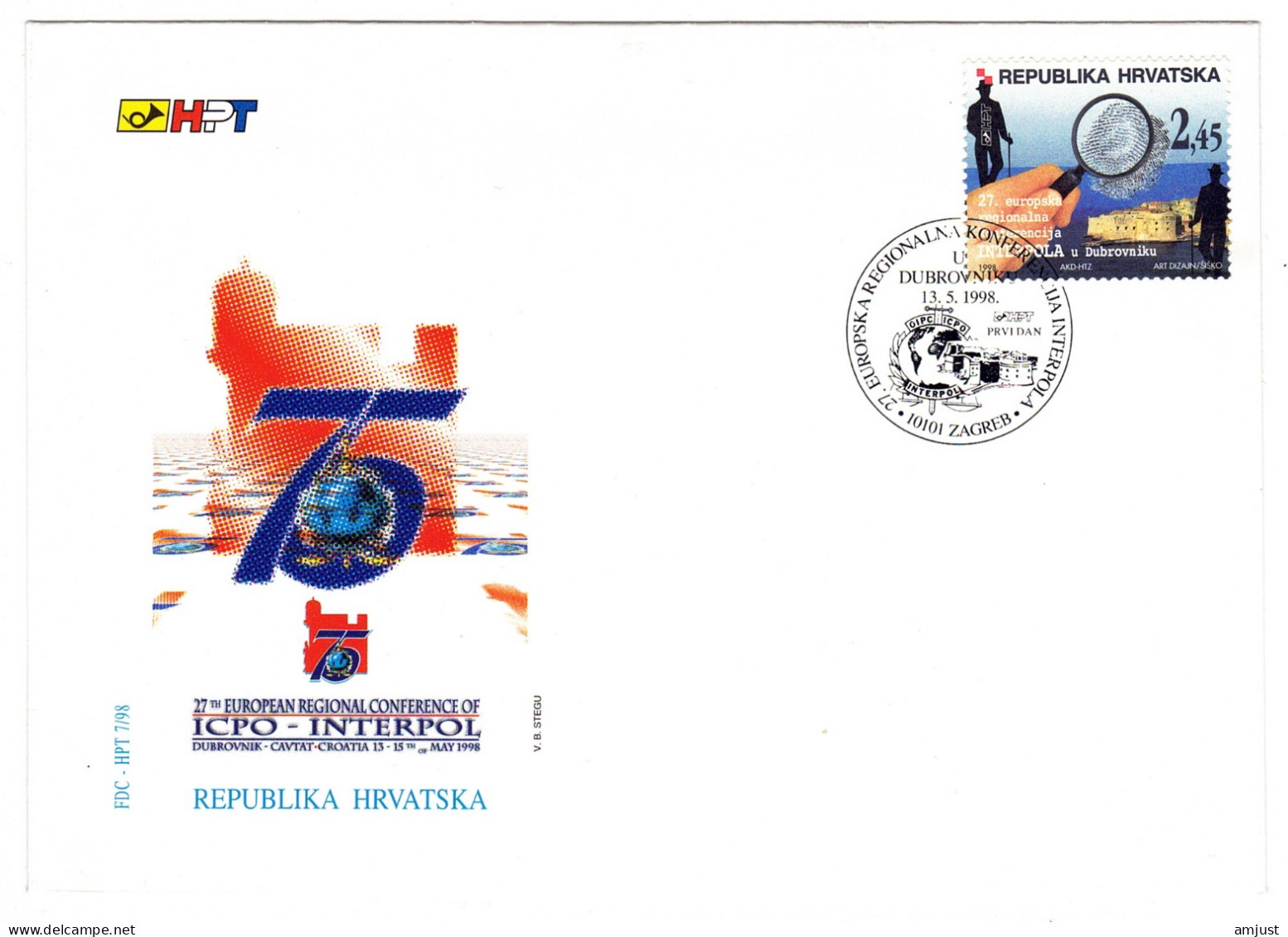 Police // 75 Ans ICPO-Interpol Dubrovnik - Polizei - Gendarmerie