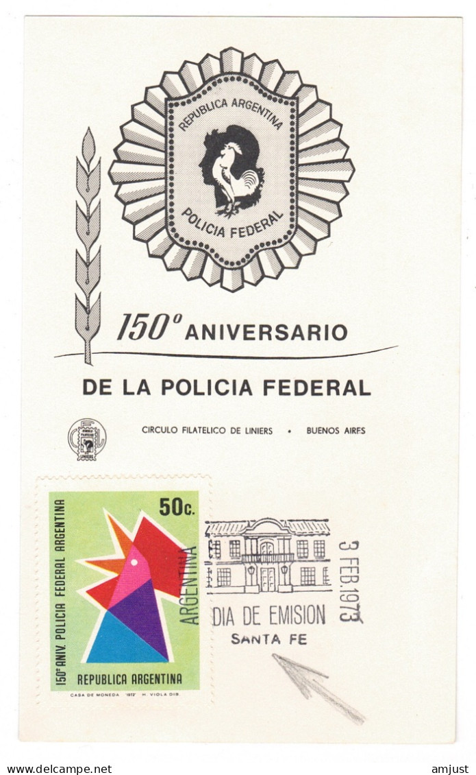 Police // 150 Ans De La Police Federal En Argentine - Politie En Rijkswacht