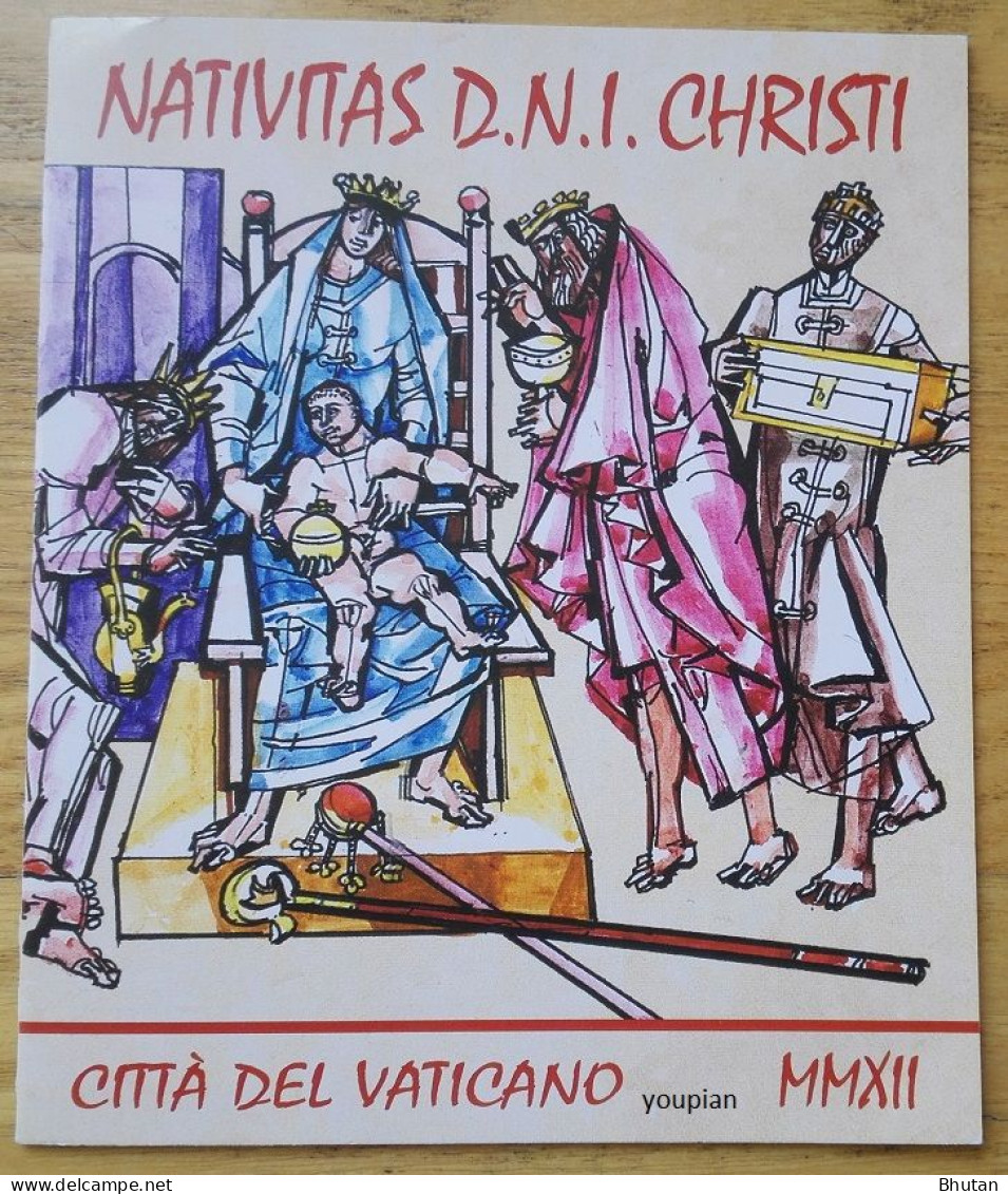 Vatican 2012, Christmas, MNH Stamps Set - Booklet - Nuevos