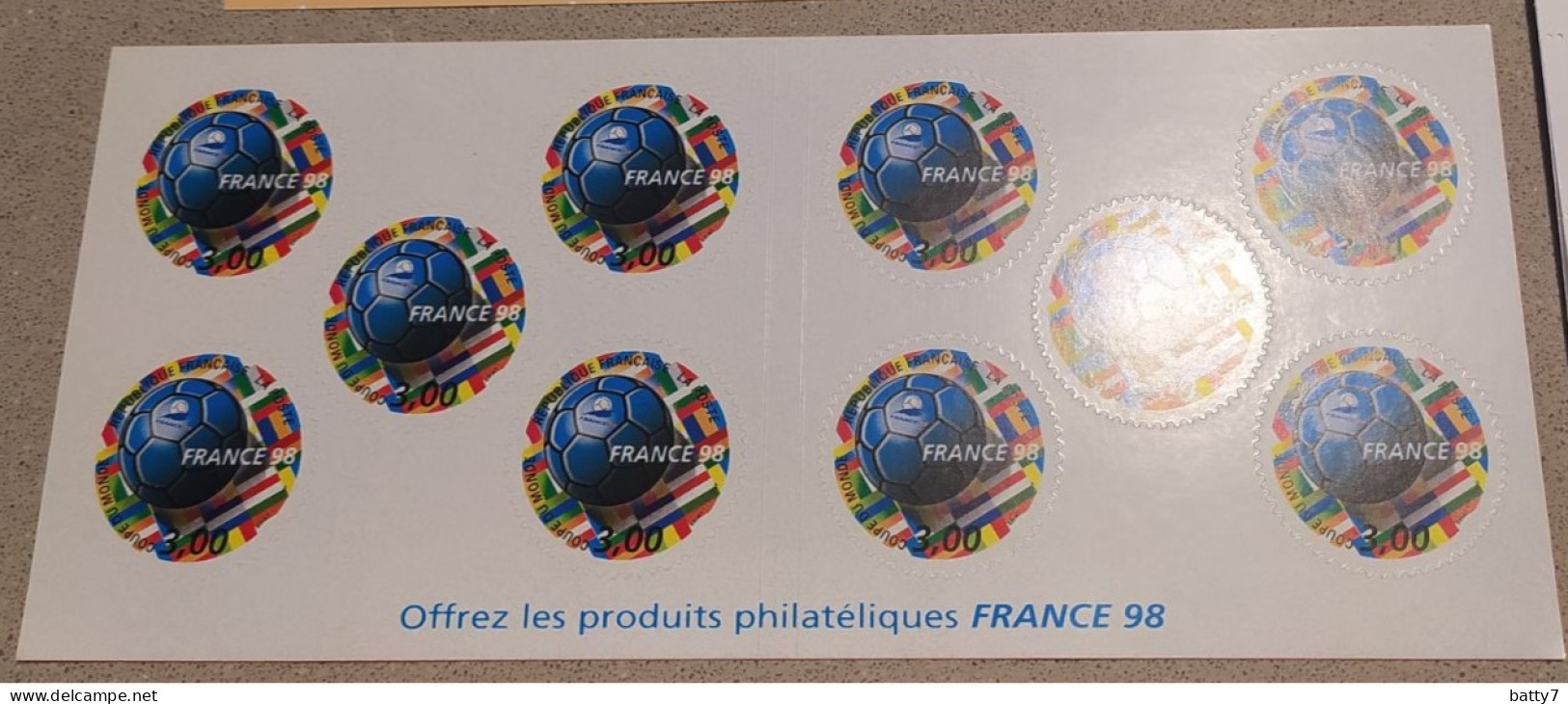 FRANCIA LIBRETTO CARNET 1998 - FRANCIA 98 CALCIO - INTEGRO - Stamp Day