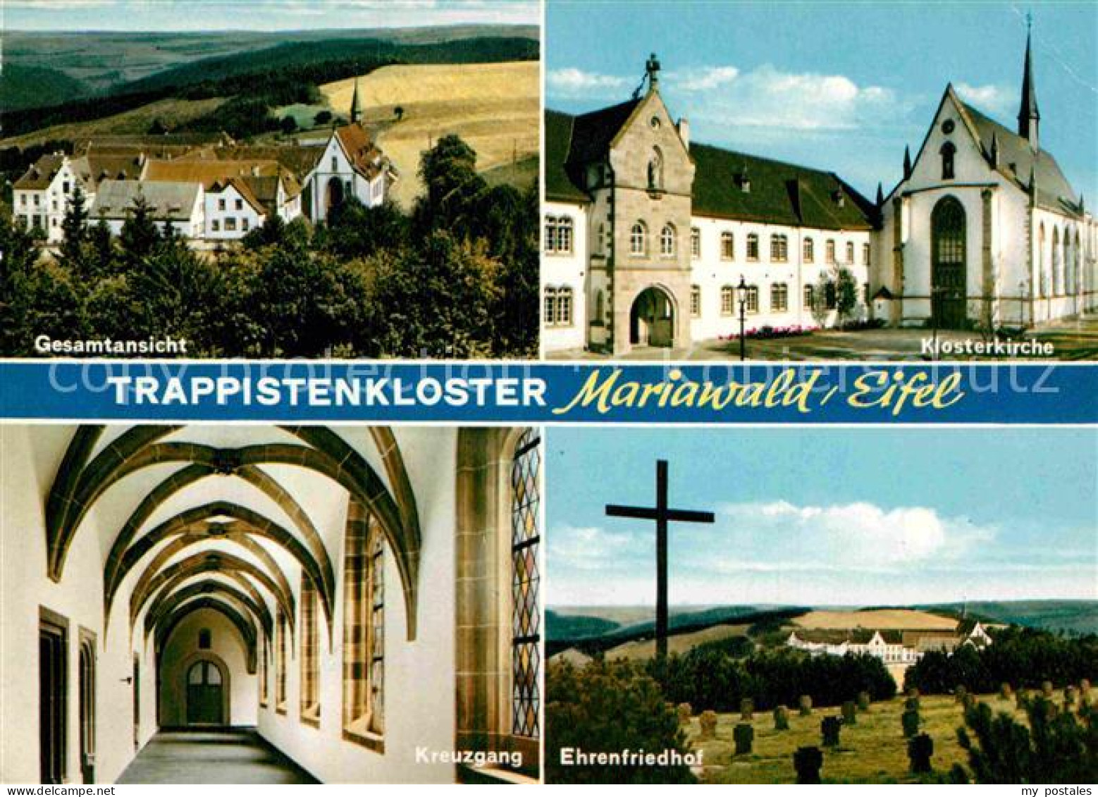 72904472 Mariawald Trappistenkloster Klosterkirche Ehrenfriedhof Kreuzgang Maria - Juelich