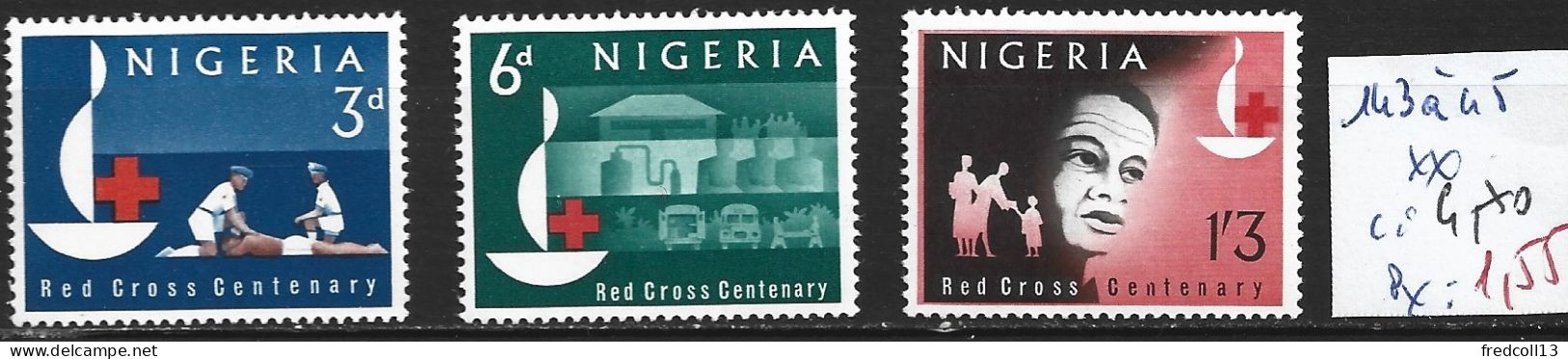 NIGERIA 143 à 45 ** Côte 4.70 € - Nigeria (1961-...)