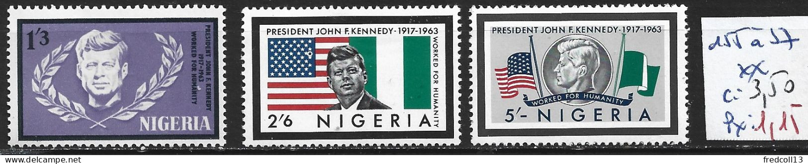 NIGERIA 155 à 57 ** Côte 3.50 € - Nigeria (1961-...)