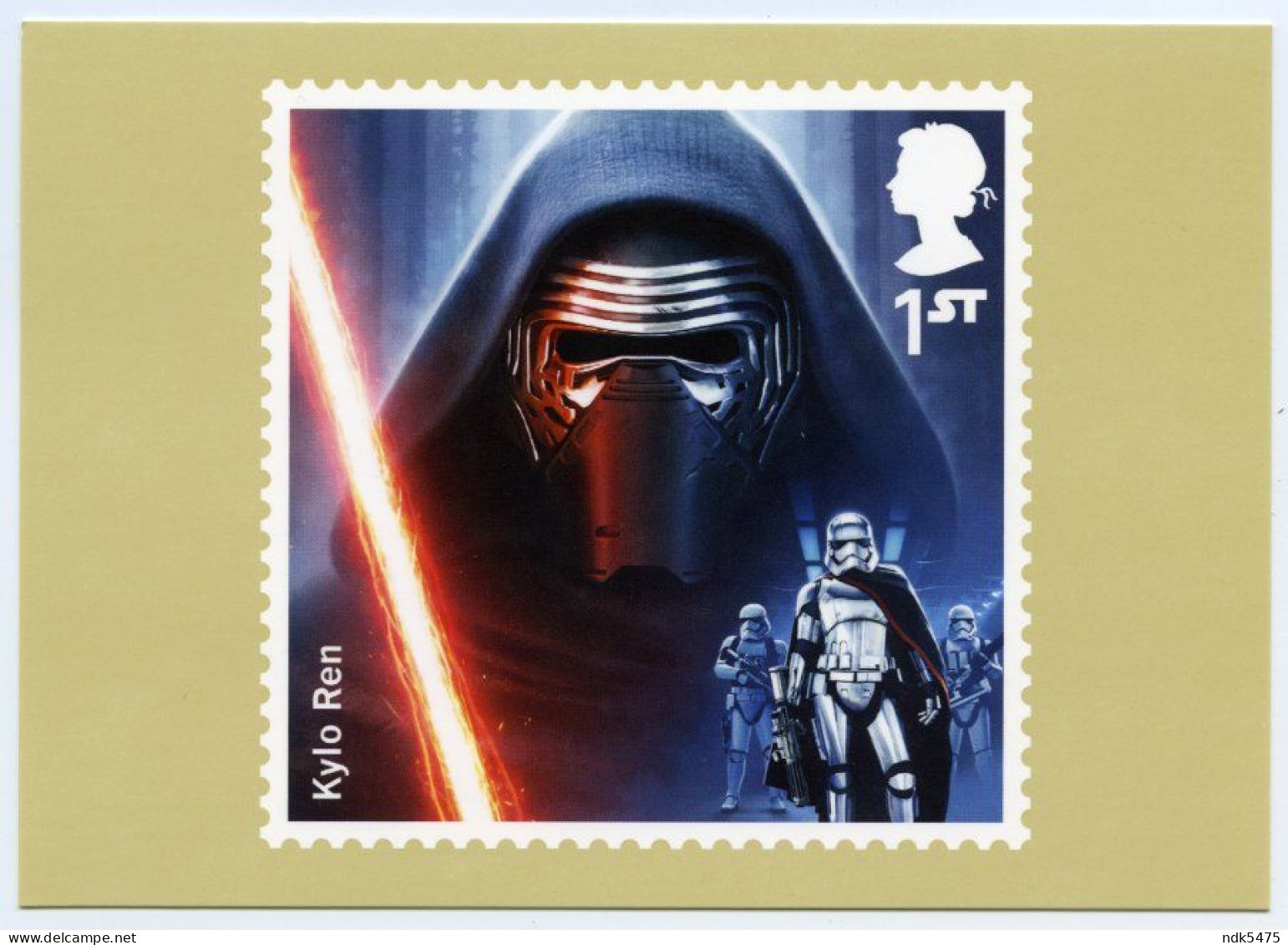 ROYAL MAIL : STAR WARS, 2015 : SET OF 6  (10 X 15cms Approx.) - Tarjetas PHQ