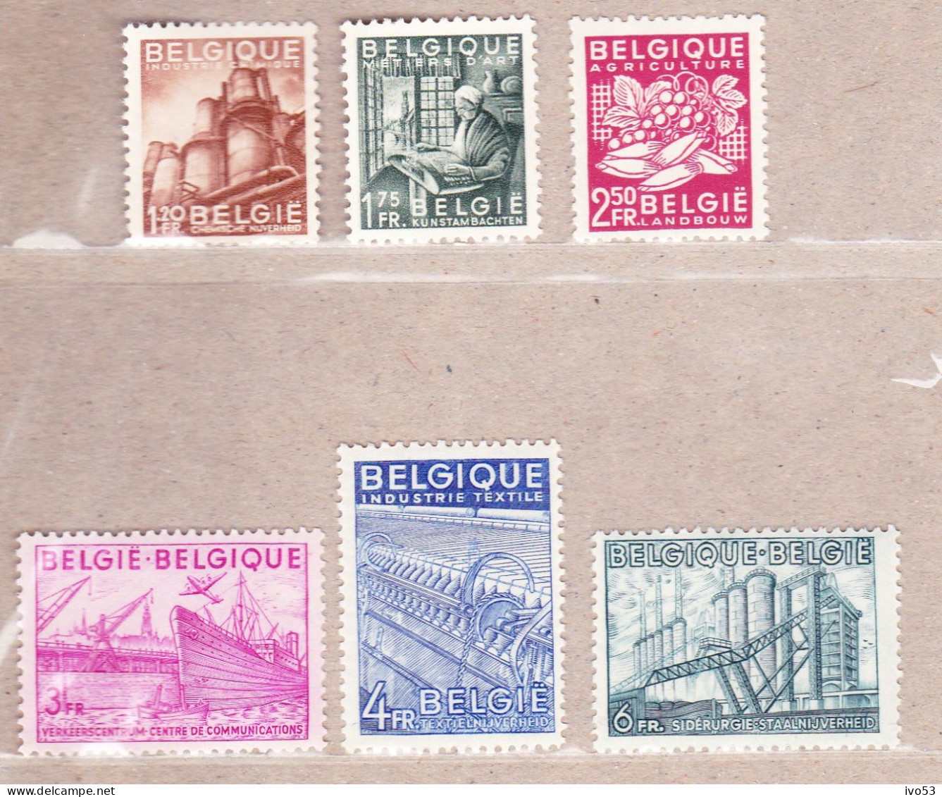 1948 Nr 767-72** Zonder Scharnier.Belgische Uitvoer.OBP 67,5 Euro. - 1948 Exportation