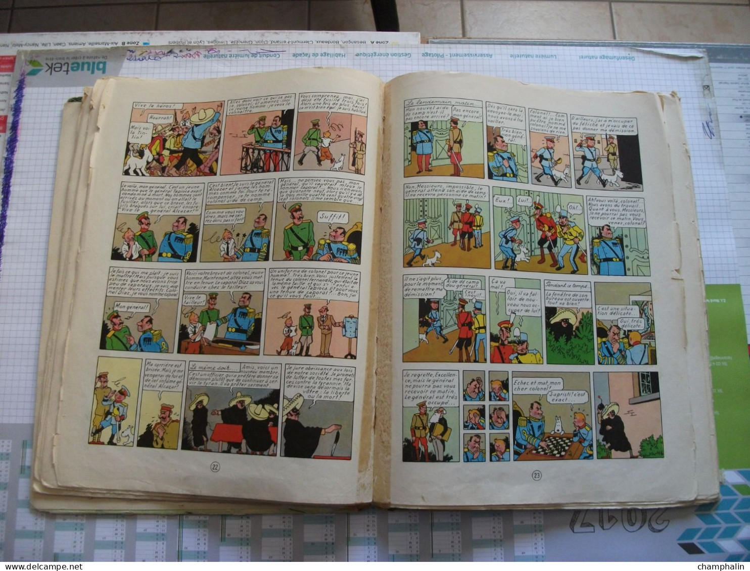 Hergé - Les Aventures de Tintin - L'Oreille Cassée - Ed Casterman - Réf. Série B 20bis (1957) - Voir état & description