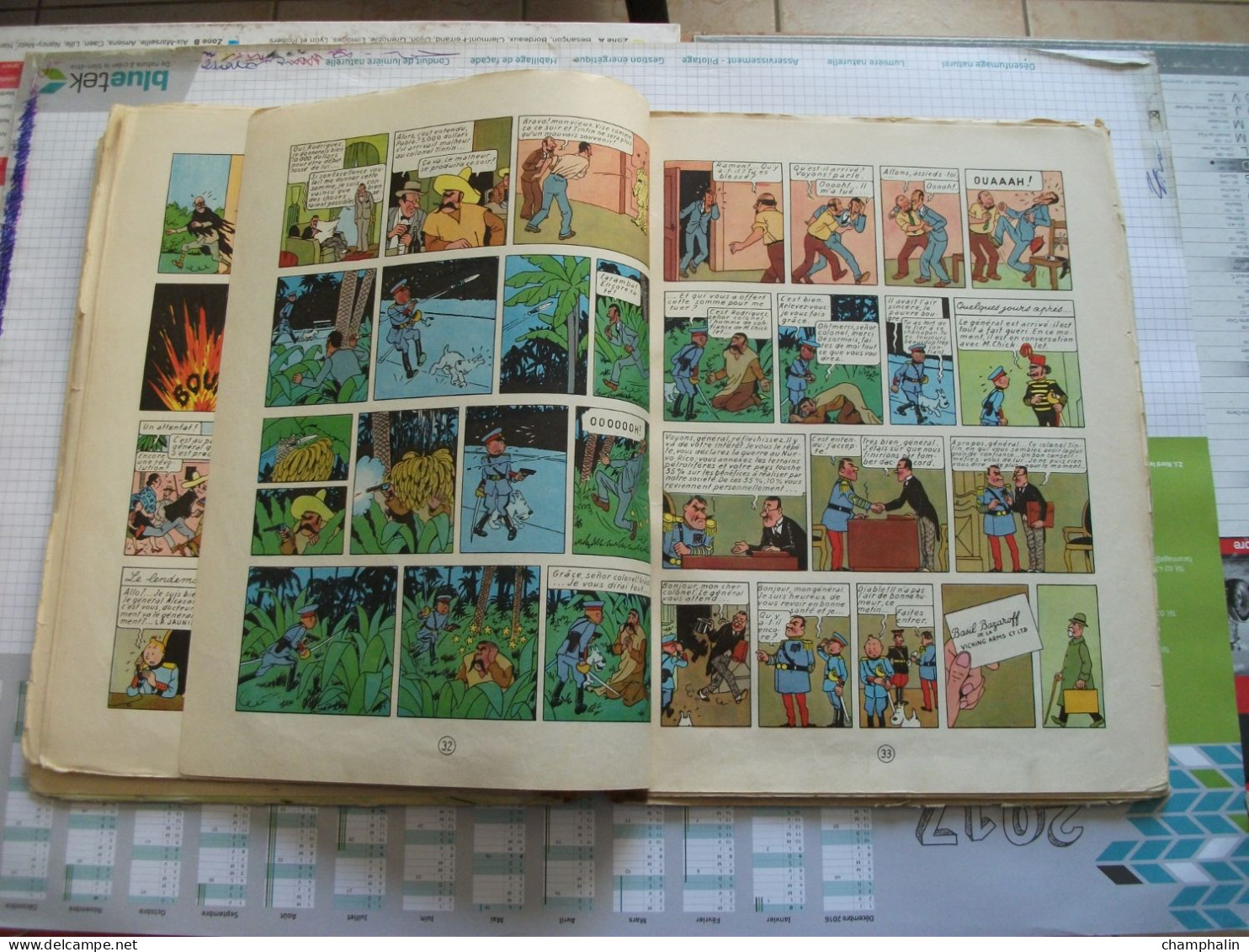 Hergé - Les Aventures de Tintin - L'Oreille Cassée - Ed Casterman - Réf. Série B 20bis (1957) - Voir état & description