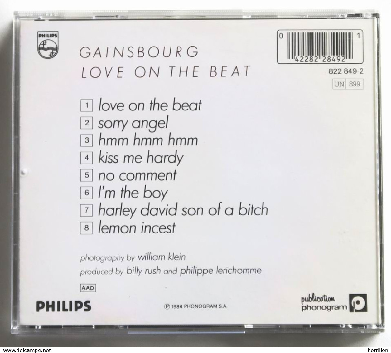 CD Album - SERGE GAINSBOURG : Love On The Beat - Excellent état - Otros - Canción Francesa