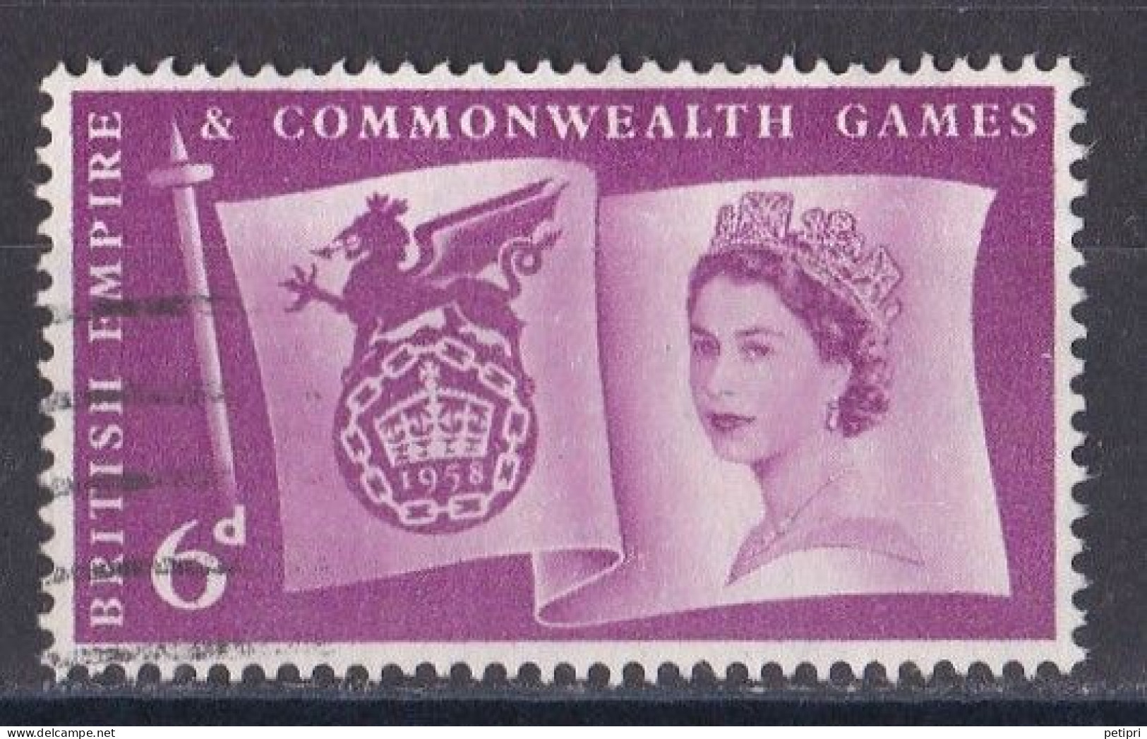 Grande Bretagne - 1952 - 1971 -  Elisabeth II -  Y&T N °  313  Oblitéré - Used Stamps