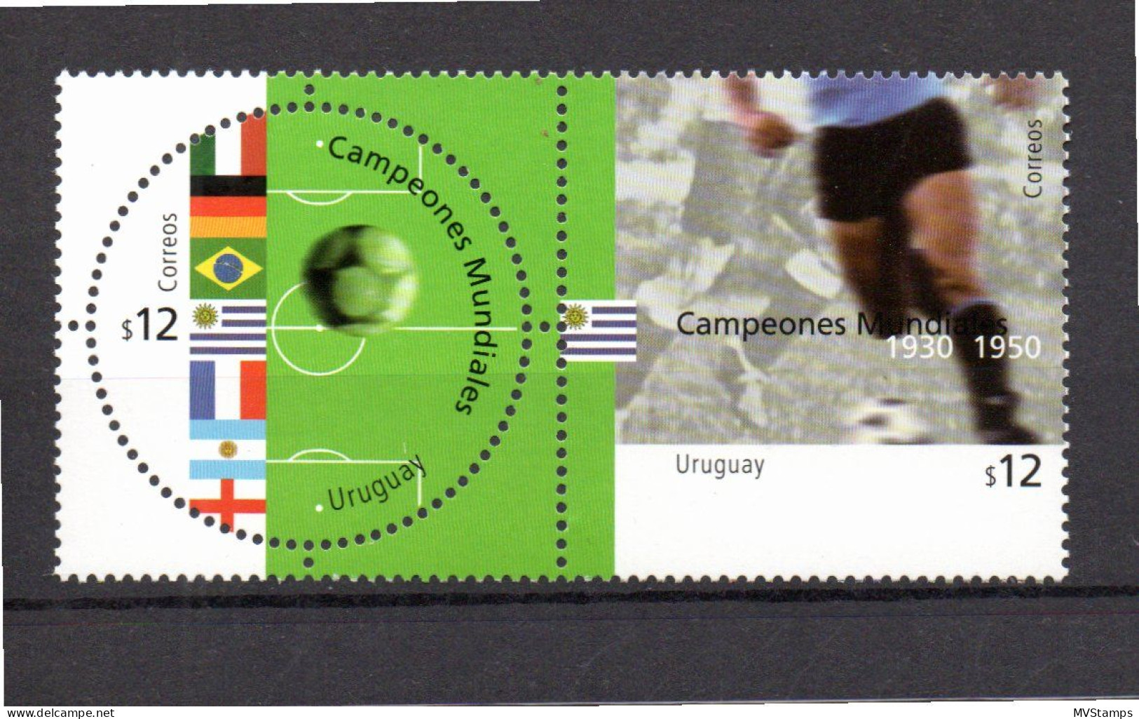 Argentina 2002 Set Football/Soccer Stamps (Michel 2715/16) Nice MNH - Neufs