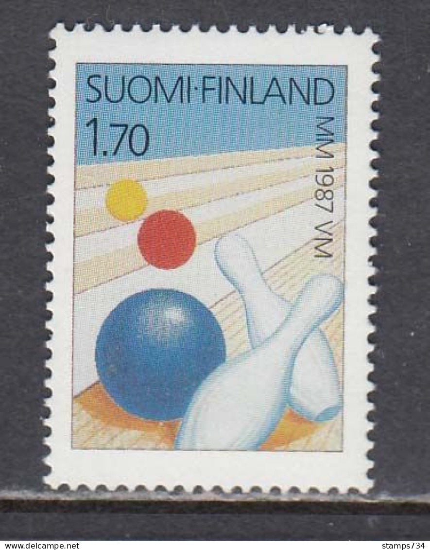 Finland 1987 - Bowling World Championships, Mi-Nr. 1015, MNH** - Unused Stamps