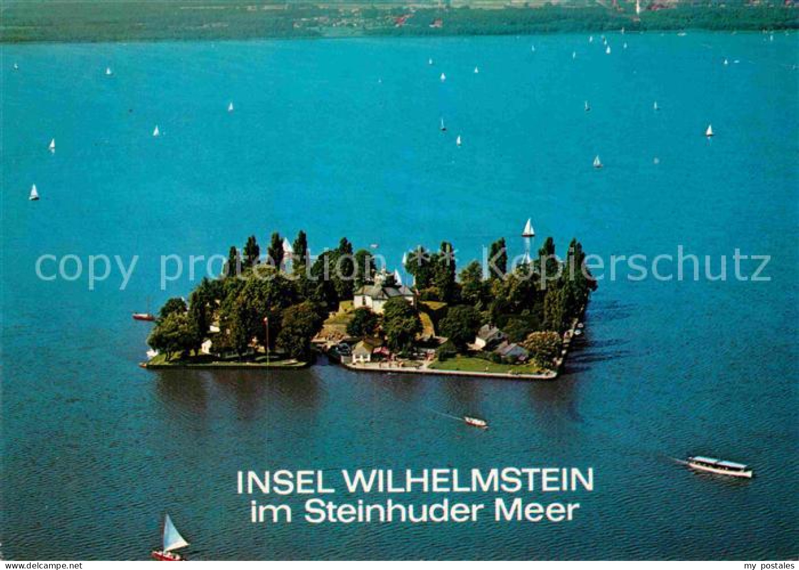 72902606 Insel Wilhelmstein Im Steinhuder Meer Fliegeraufnahme Wunstorf - Steinhude