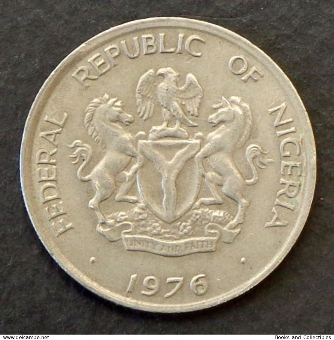 NIGERIA - 10 Kobo 1976 - KM# 10.1 * Ref. 0178 - Nigeria