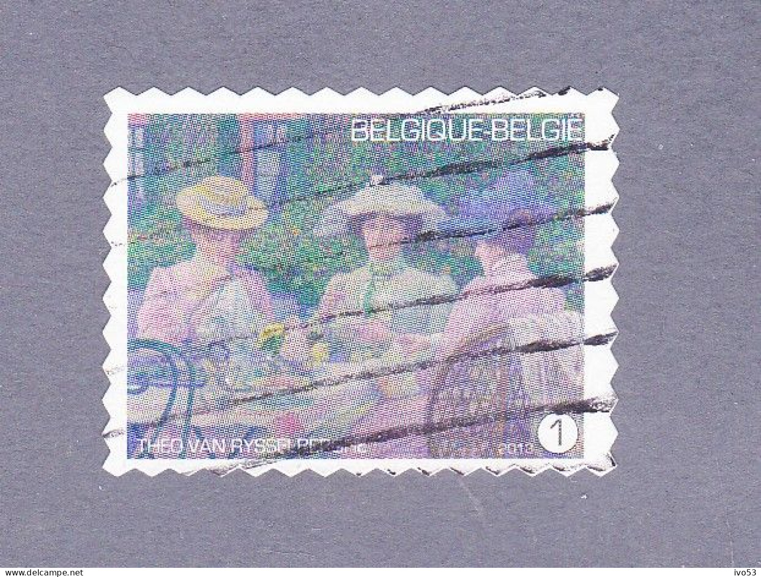 2013 Nr 4325 Gestempeld,zegel Uit Boekje B138.Kunst.Théo Van Rysselberghe. - Used Stamps