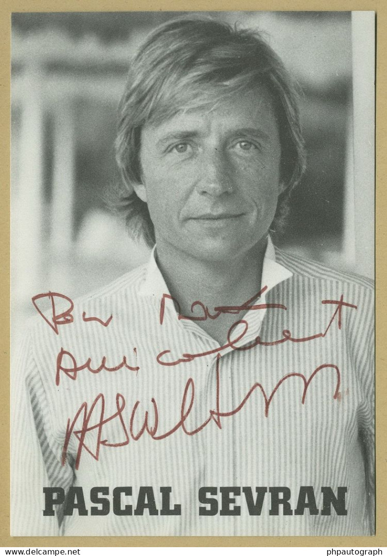 Pascal Sevran (1945-2008) - Animateur Français - Jolie Photo Dédicacée - 1988 - Televisione E Internet