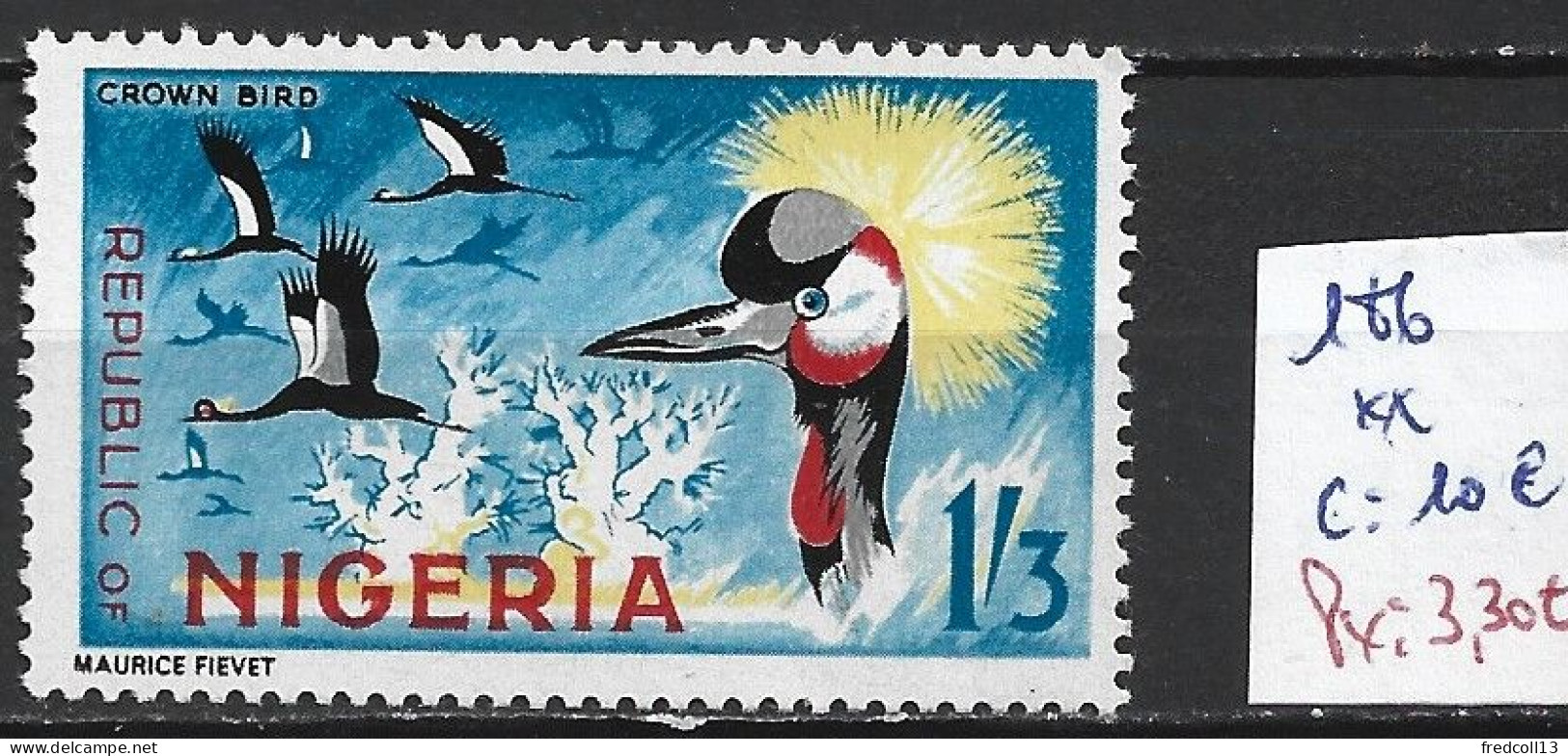 NIGERIA 186 ** Côte 10 € - Kranichvögel